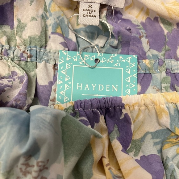 Hayden Blue and Yellow Smocked Sundress - Picture 8 of 9